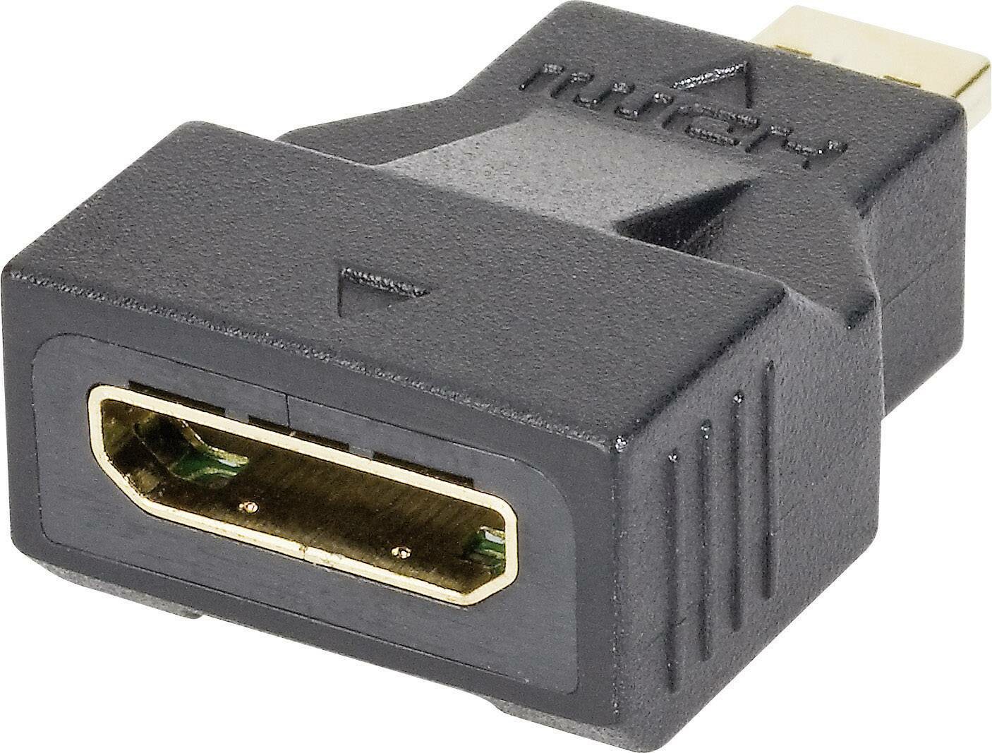 Adaptateur HDMI Femelle - HDMI Mini-C mâle + Micro-D mâle - Delock