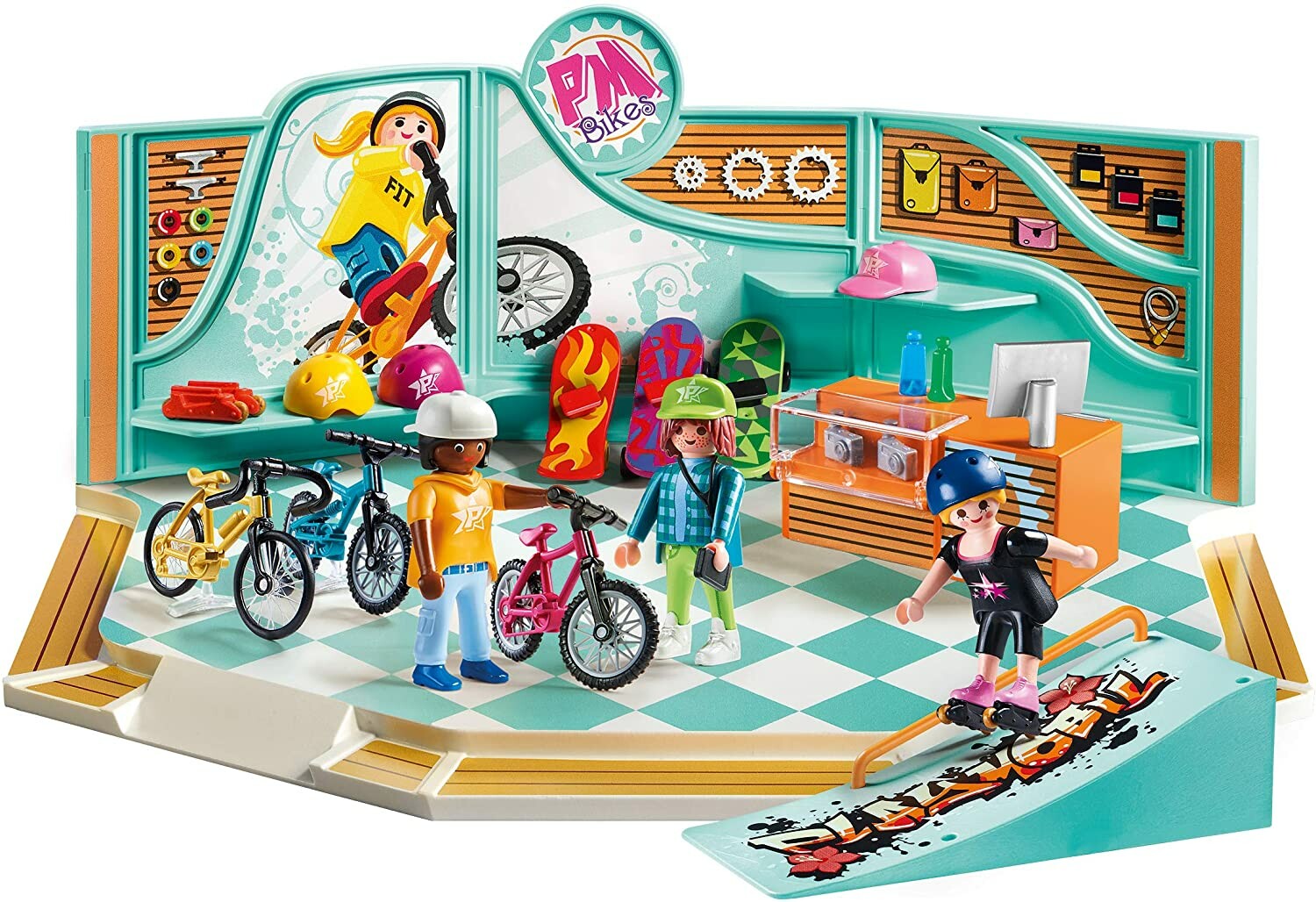 Perversion stole Blinke Playmobil Boutique de Skate et Vélos 9402 | Playmobil | Pearl.fr