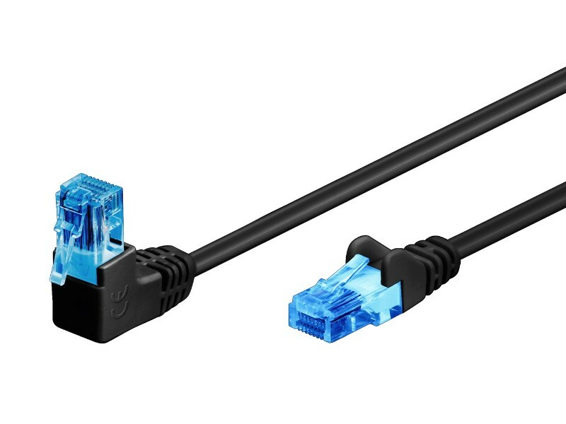 Cable ethernet cat 6a 50 cm SFTP Bleu