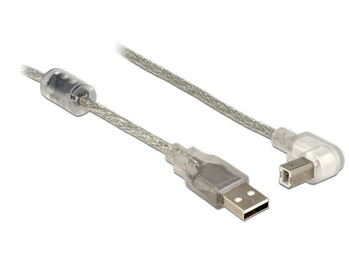Câble USB type B coudé pour imprimante / scanner Delock 84814, USB
