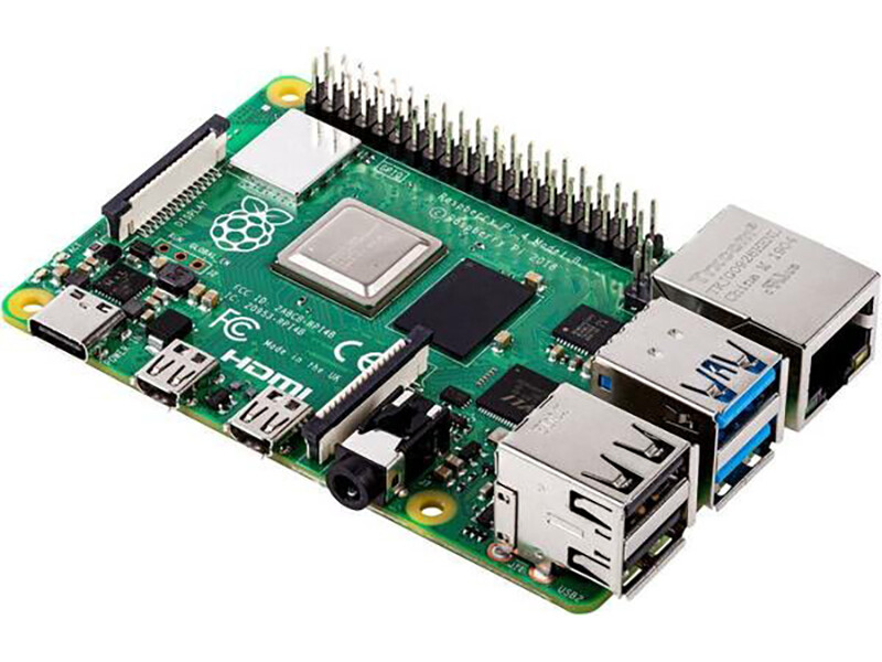 RasTech - Kit Complet Raspberry Pi 4 Model B 8 Go RAM - Avec Carte 32 Go, Dissipateurs, Ventilateur, Alimentation USB-C