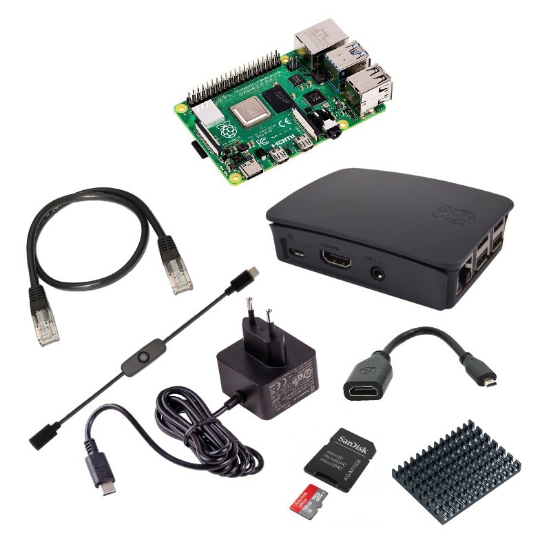 Starter kit Recalbox 7.2 avec Raspberry Pi 4, Kits avec Raspberry Pi