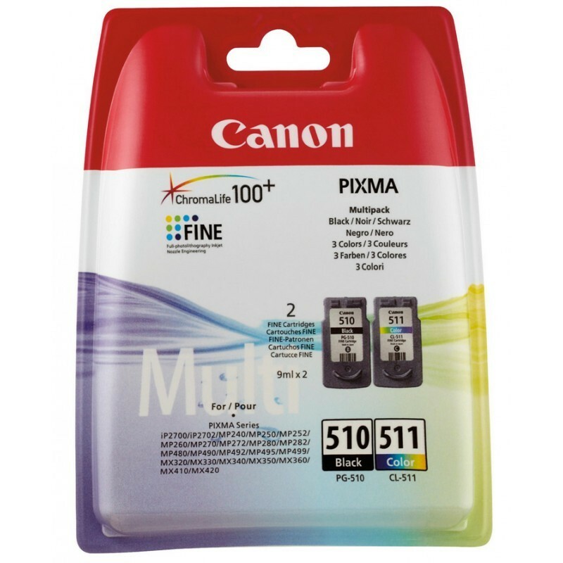 Cartouche Originale Canon PG-540 Noir / CMJ pour imprimantes Pixma