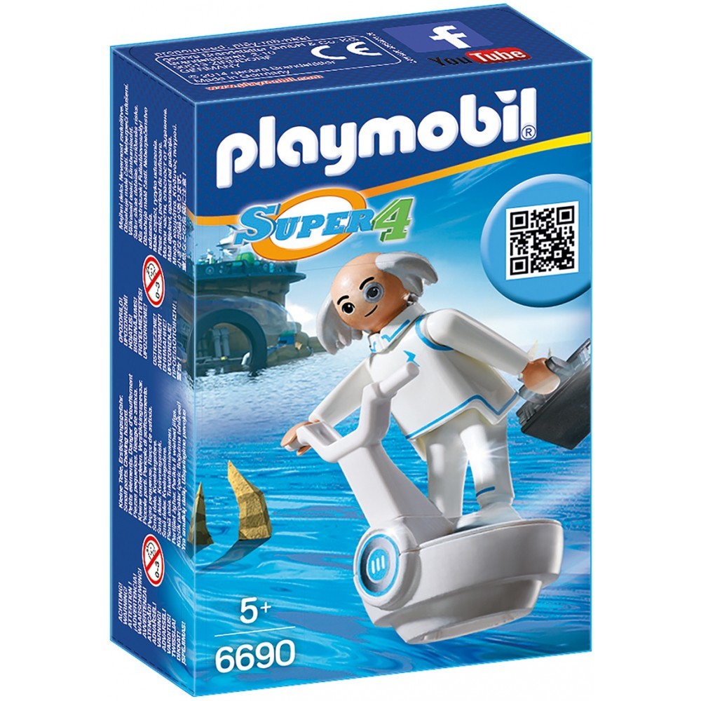 Super 4 : Docteur X, Playmobil