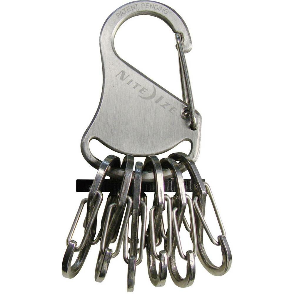 Mousquetons porte-clés en aluminium S-Biner MicroLock - Lee Valley Tools