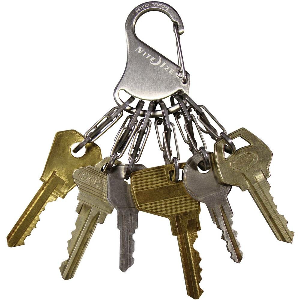 Porte-clés avec 6 double mousquetons S-Biner