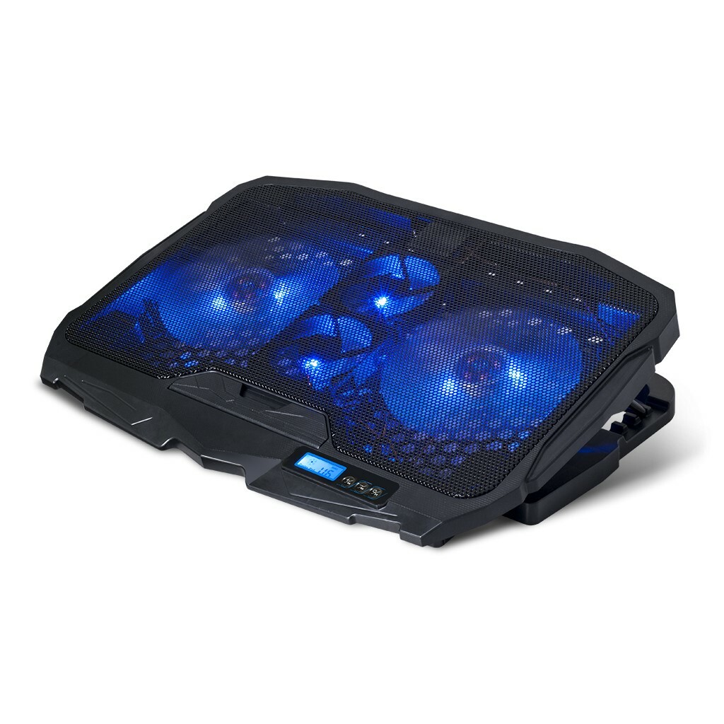 Tablette de ventilation PC Gaming 15,6 avec LED bleu Callstel, Jusqu'à  16