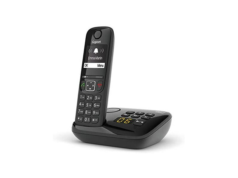 Gigaset - téléphone fixe solo sans Fil avec répondeur et larges touches avec  Grand écran rétroéclairé noir - Téléphone fixe sans fil - Rue du Commerce
