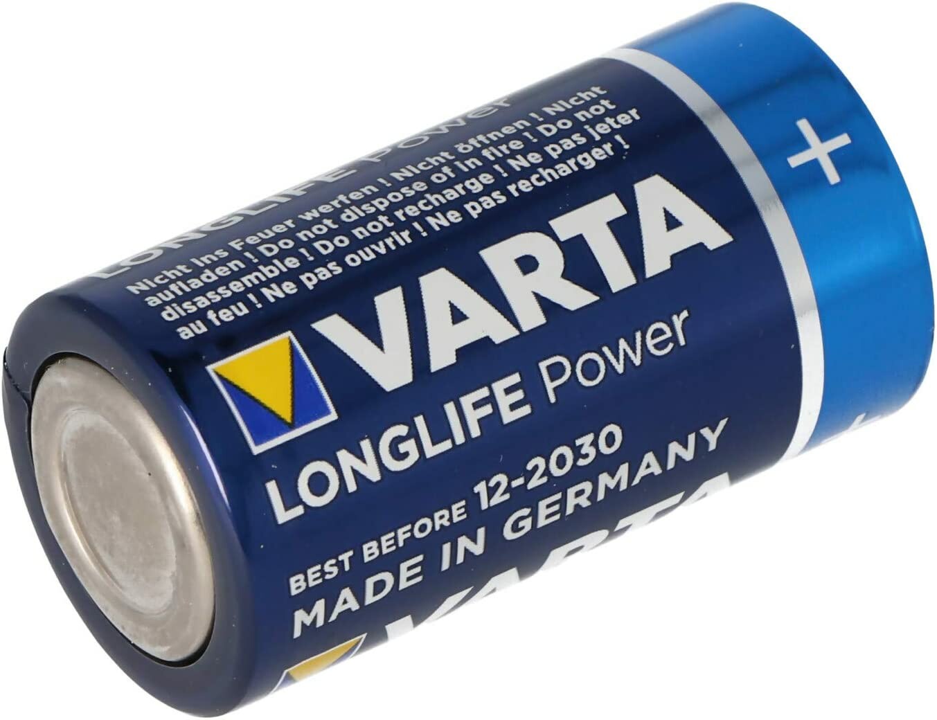 2 piles alcalines LR14 (C) 1,5V Longlife Power Varta