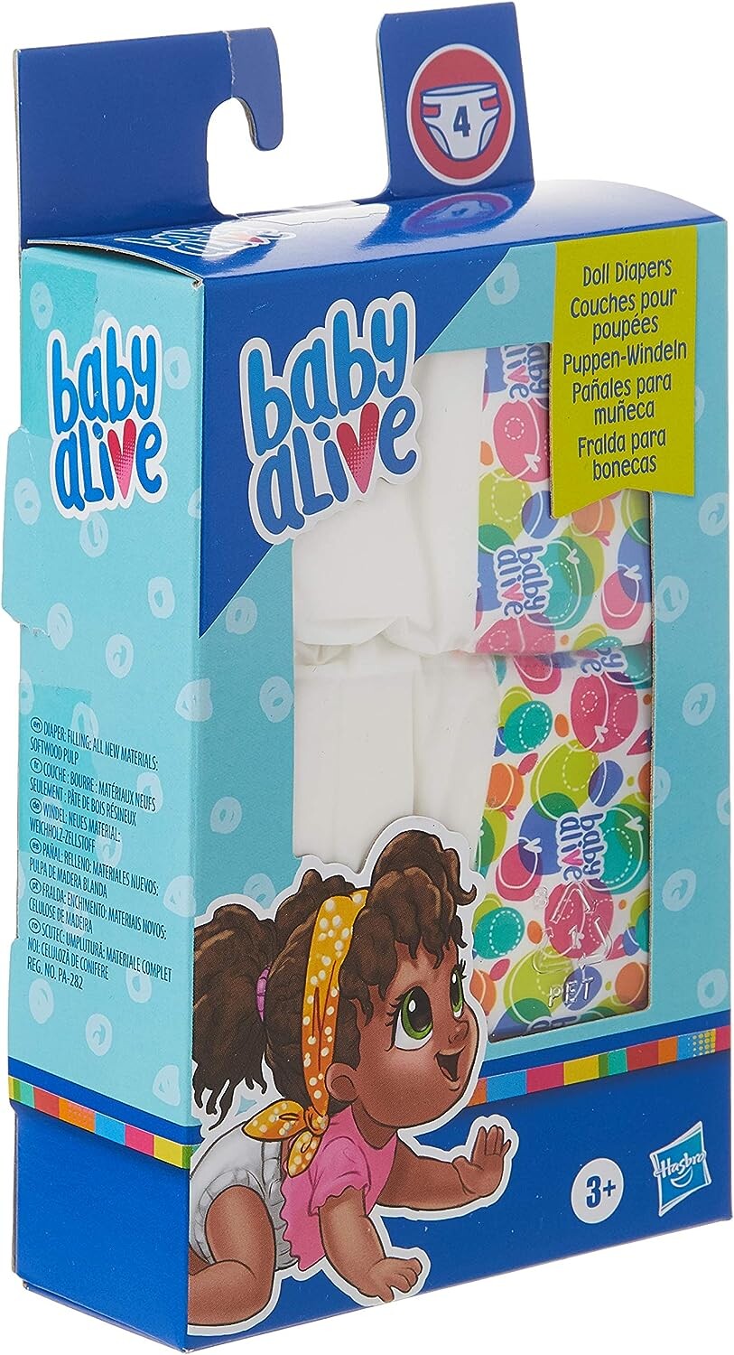 4 couches pour poupée Baby Alive, Poupées