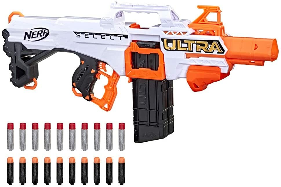 Chargeur 12 fléchettes Orange pour Nerf N-strike Elite Blaster - Jouet pour  enfant de 8 ans et plus