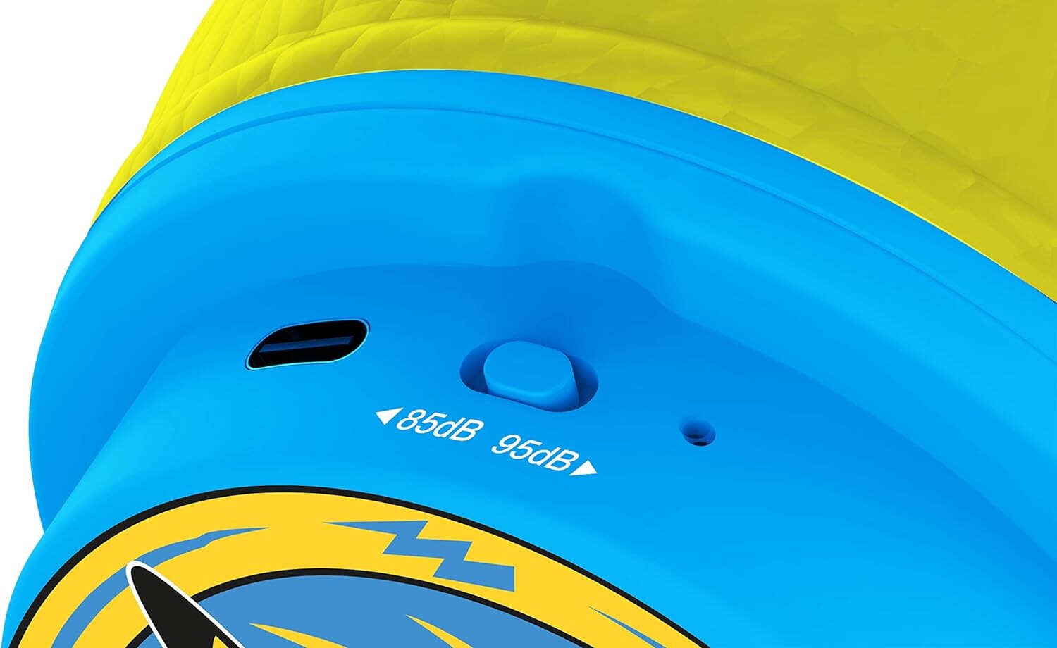 Écouteurs sans fil pour enfants - bleu et jaune
