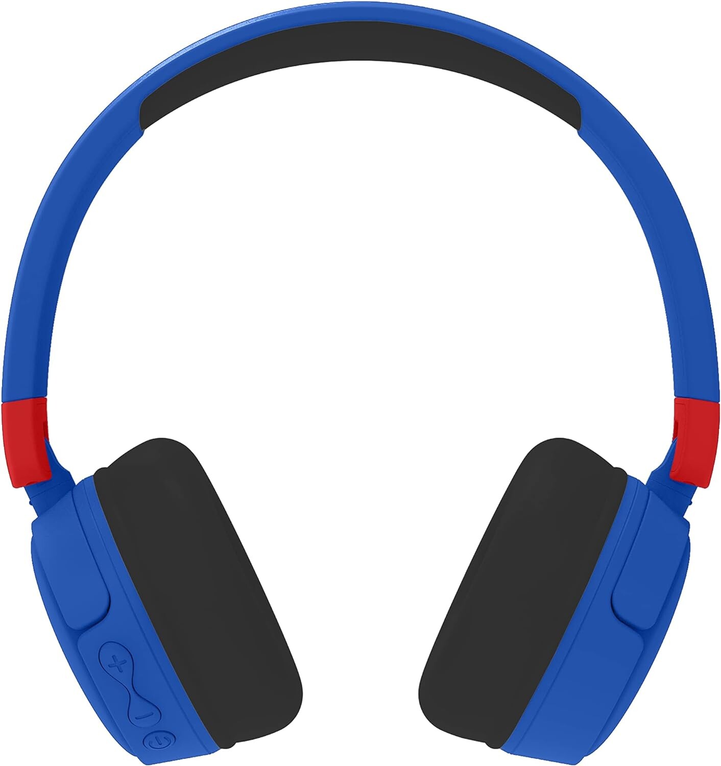 Casque audio enfant sans fil Bluetooth - bleu et rouge - Akashi