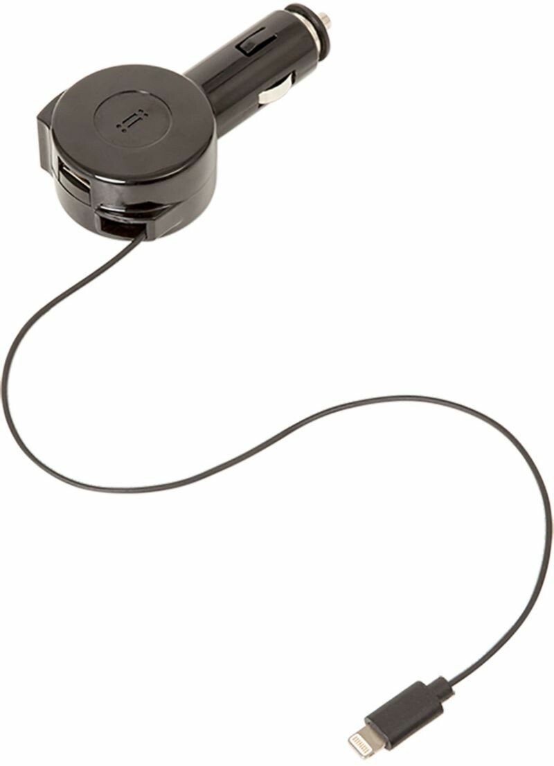 Accessoire téléphonie pour voiture GENERIQUE Pack Chargeur Voiture pour  IPHONE 8 Lightning (Cable Metal Nylon + Double Adaptateur Prise Allume  Cigare) (ROSE)