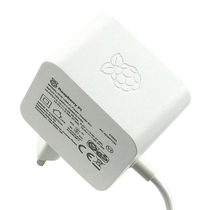 Chargeur secteur USB-C 27 W pour Raspberry Pi 5