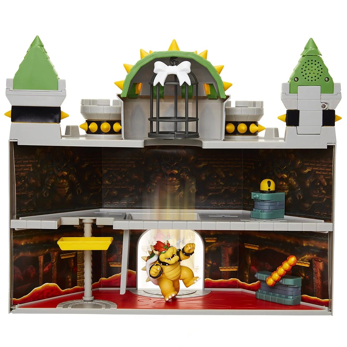 Château interactif Super Mario de Bowser avec figurine et effets sonores, Château et Habitat
