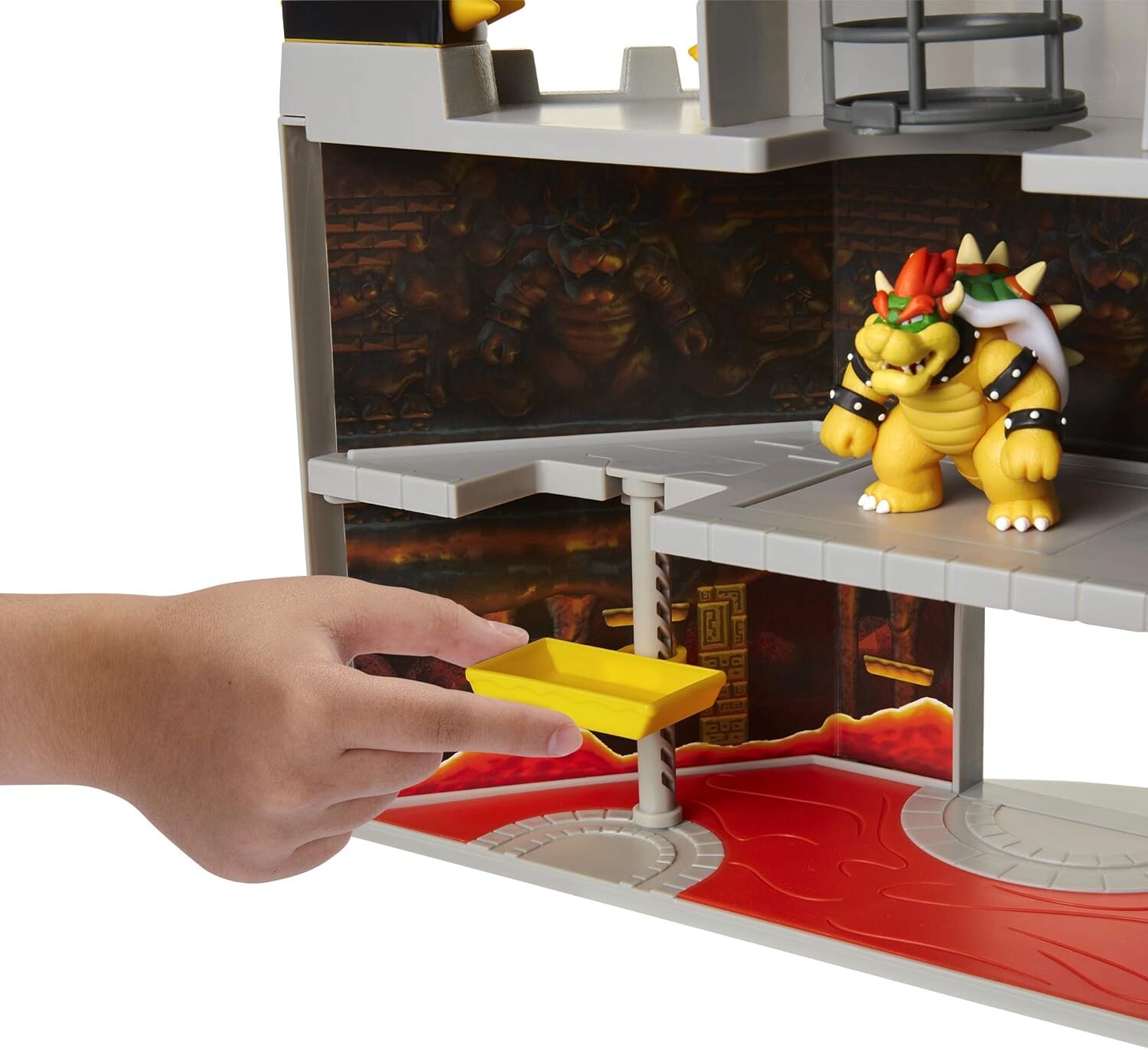 Château interactif Super Mario de Bowser avec figurine et effets sonores, Château et Habitat