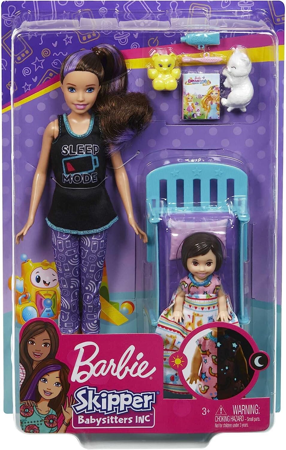 Barbie - Coffret Barbie et ses Chats - Poupée Mannequin - 3 ans et +, HHB70