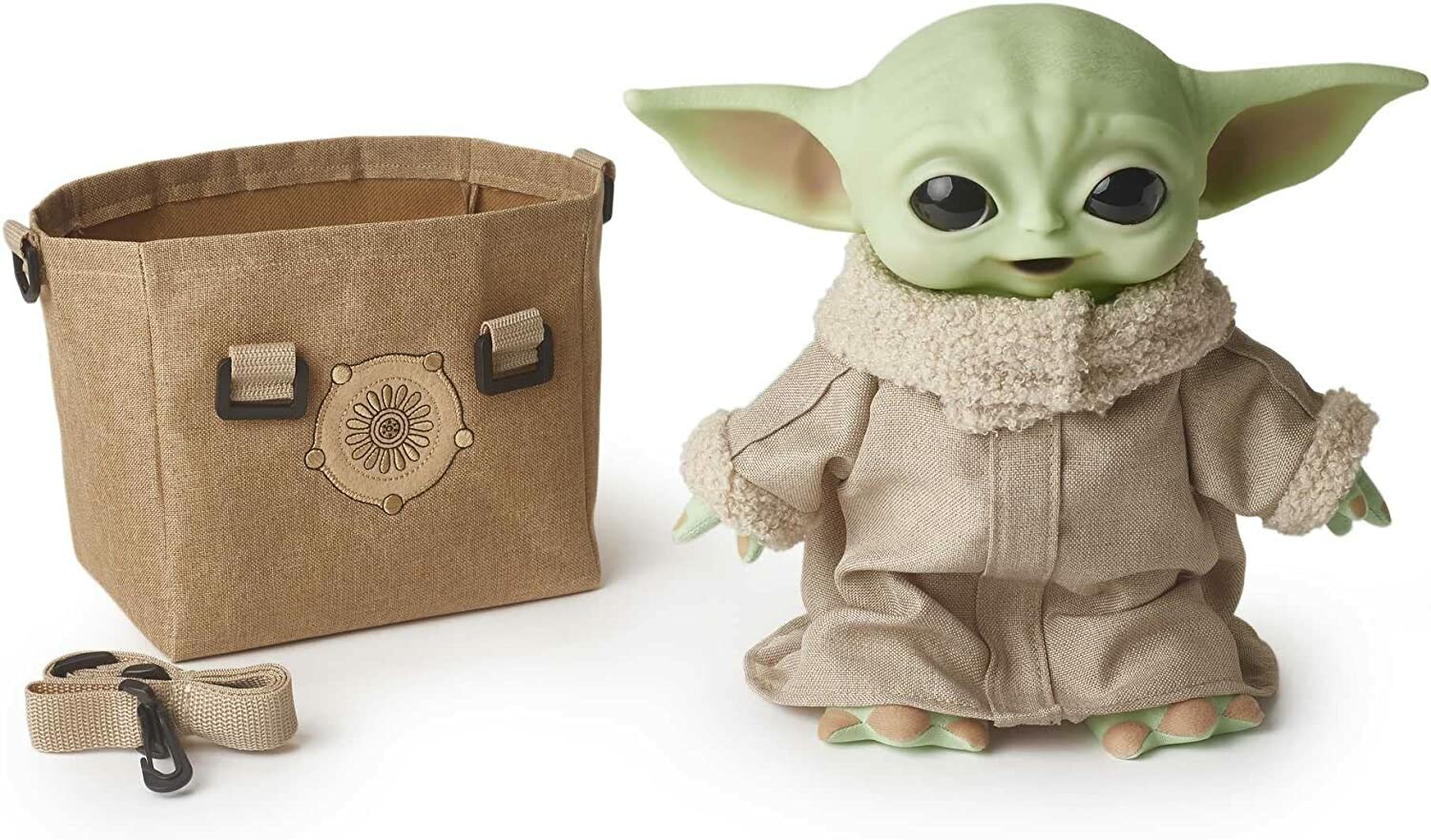 Peluche parlante Star Wars Le Mandalorien L'Enfant Bébé Yoda, 7,5 po, 3 ans  et plus