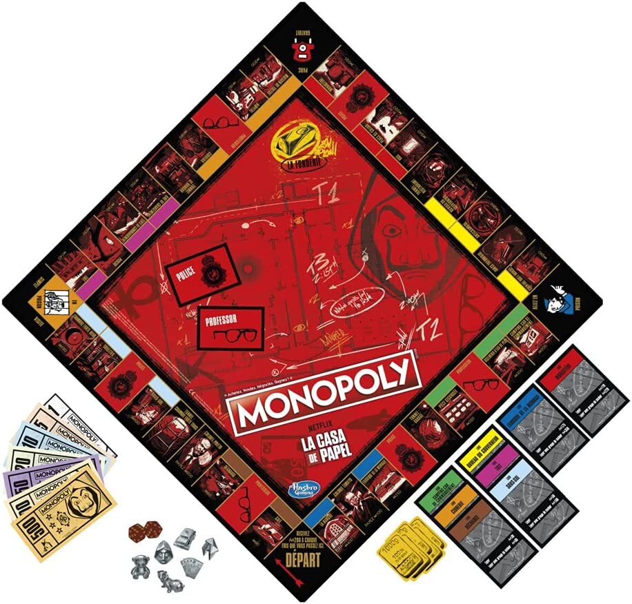 Jeu de plateau Monopoly La Casa de Papel, Monopoly
