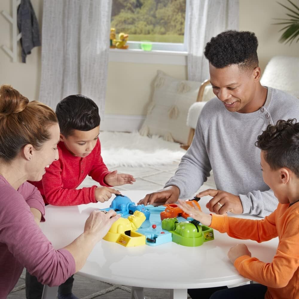 Jeu Hippos Gloutons Édition Voyage - Version Portable Pour 2 Joueurs - Enfants Dès 4 Ans - Inclut Billes Et Dôme