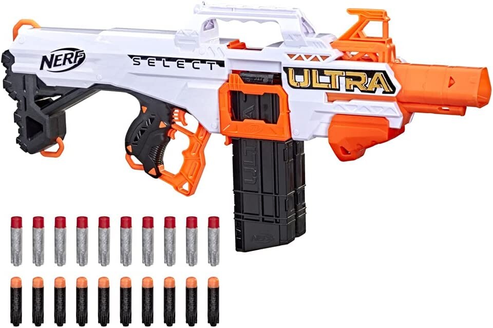 Pistolet avec cross Nerf Ultra Select avec double chargeur