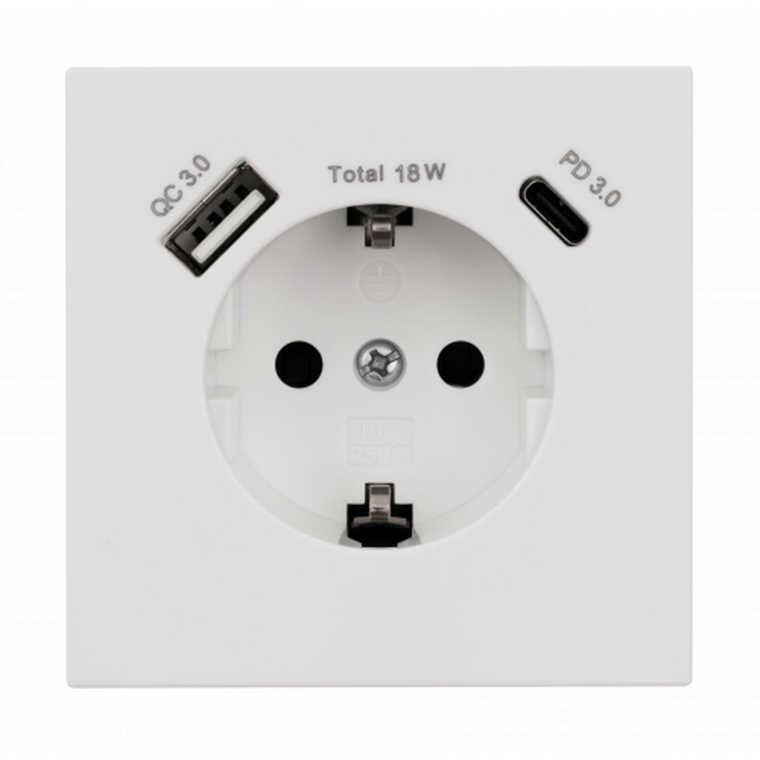 Prise de courant Ac Multiprise Multiprise Rallonge Cordon Prise électrique  avec ports USB Charge rapide (b) eu