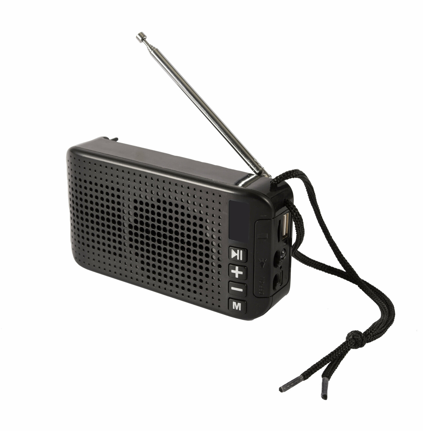 Enceinte Bluetooth Fonction Radio Réveil - Lecteur Micro-SD et