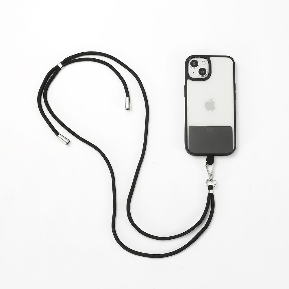 Cordon de téléphone ajustable universel noir – Bijoux de Téléphone Portable