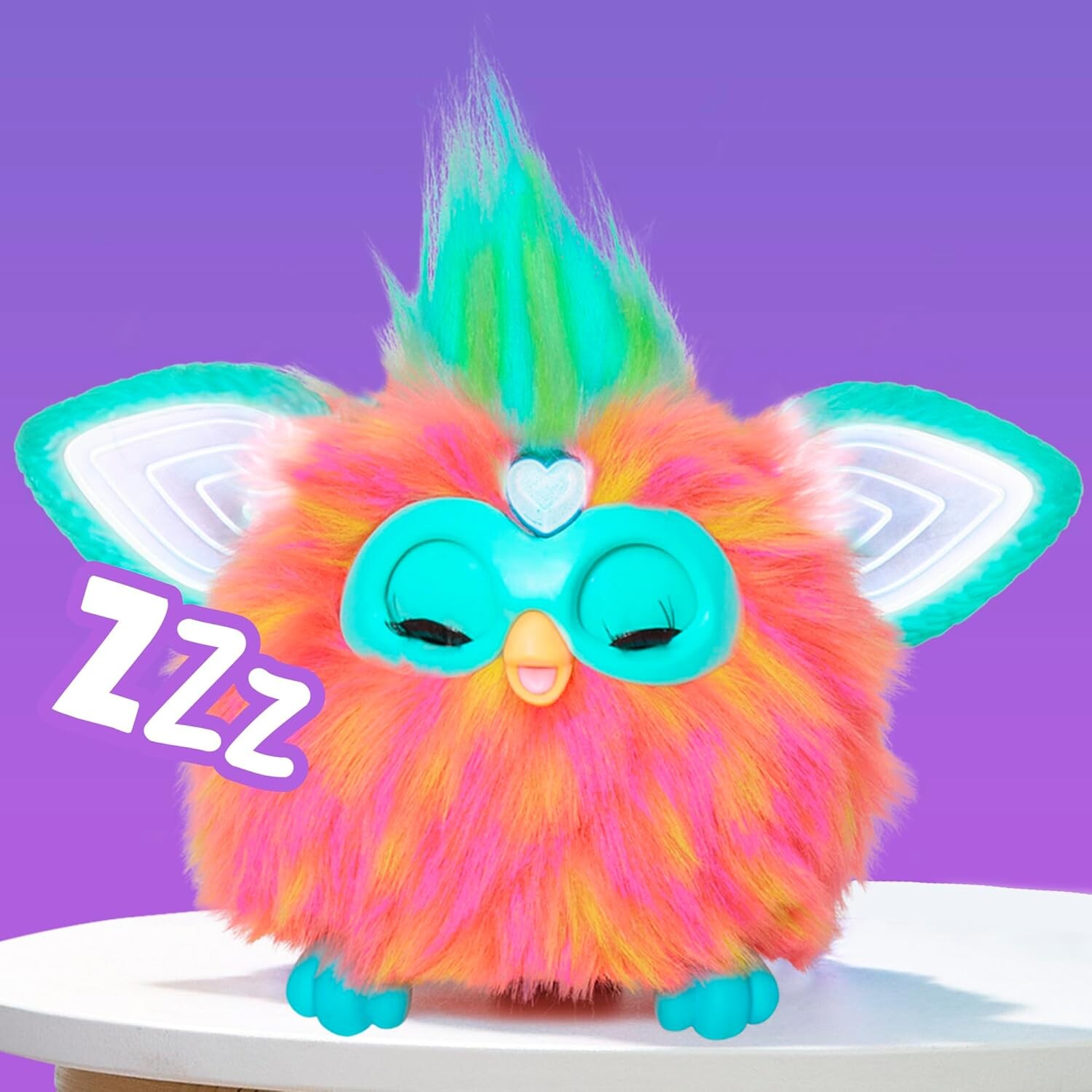 Furby Corail – Peluche Interactive Parlante – Version Française – 600+ Réponses, 5 Modes, Dès 6 Ans