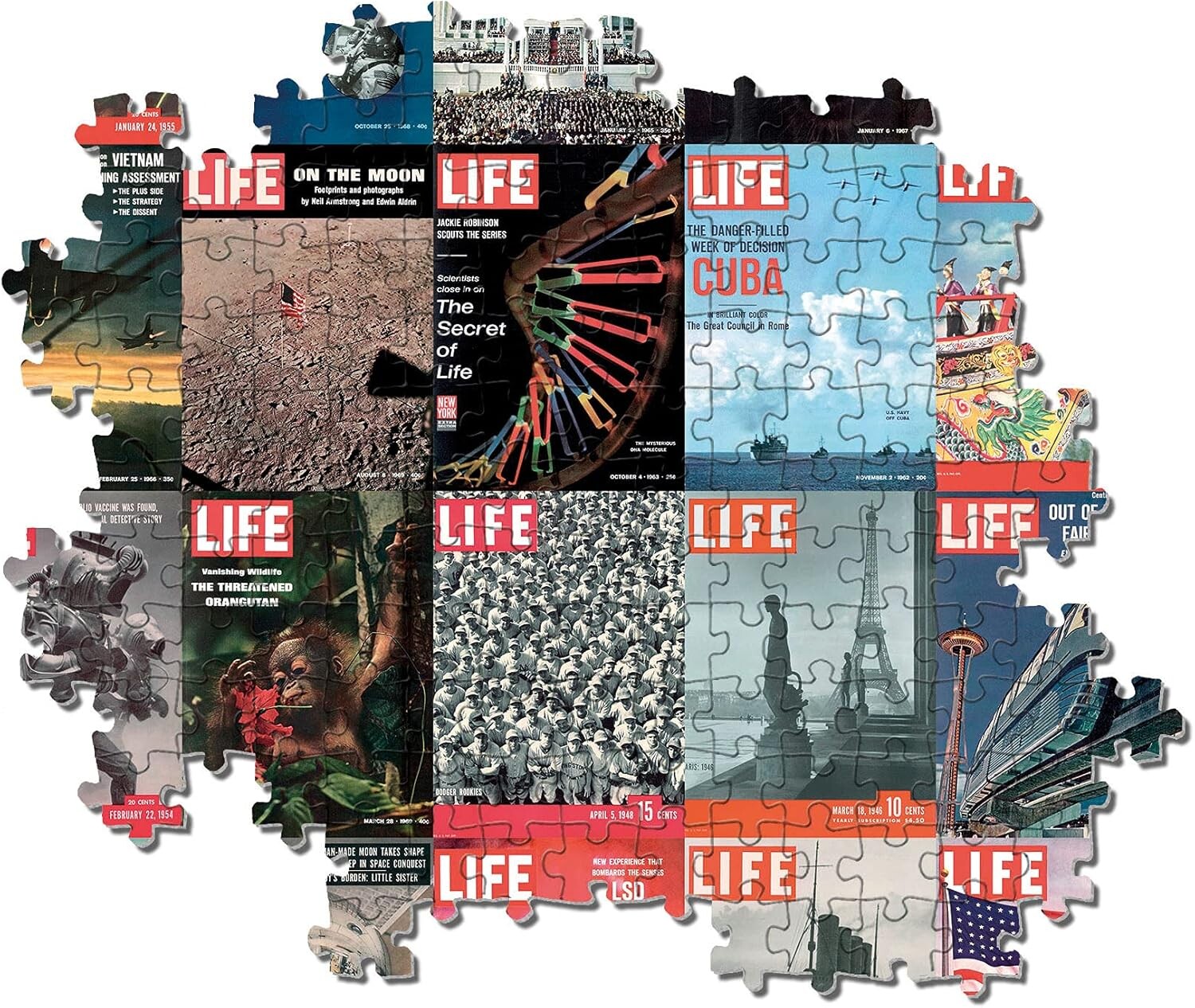 Puzzle Magazine Example Puzzle 1000 pièces Life Magazine | Maquettes et puzzles | Pearl.fr