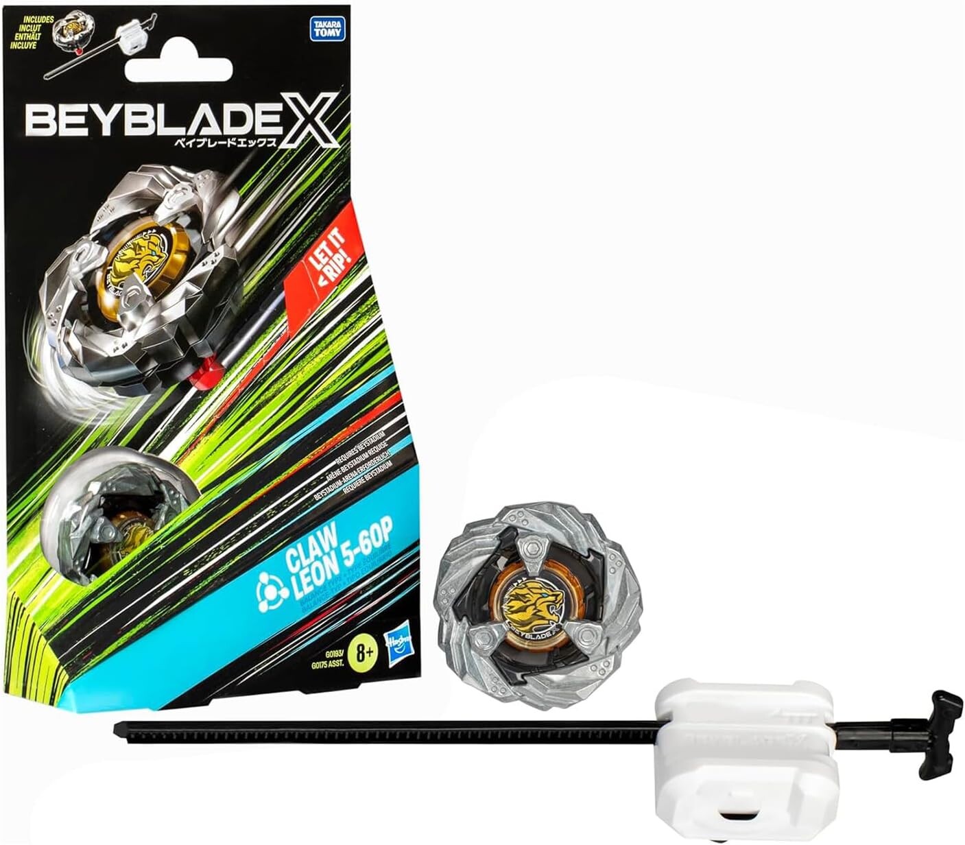 Beyblade X Wand Wizard 5-70db Ux, Toupie De Type Endurance Et Lanceur, Combat Authentiques Takara Tomy, Dès 8 Ans à Prix