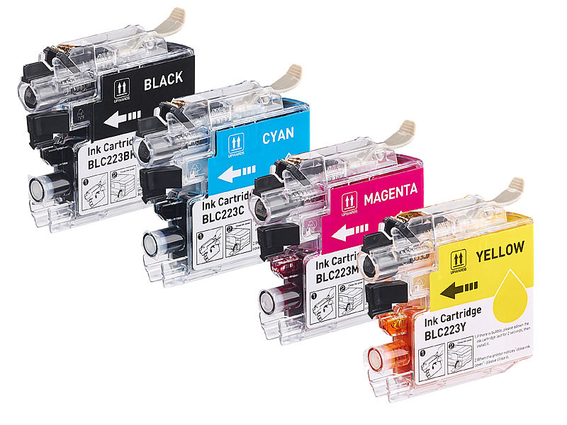 Brother LC223 Cartouches d'Encre - Pack de 4