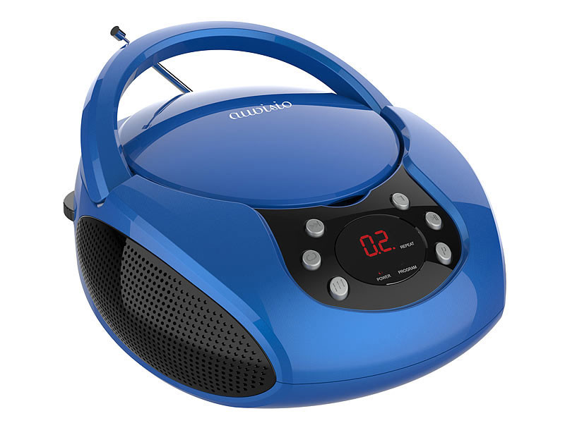 Lecteur CD portable stéréo avec radio et écran LED, Radios FM / Numériques
