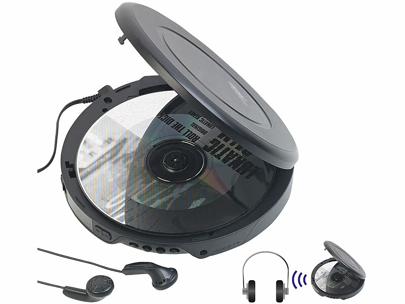 Lecteur CD Portable, Lecteur CD pour Voiture avec émetteur FM