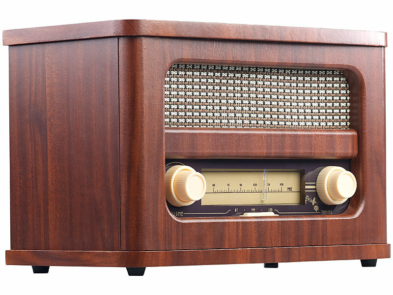 Radio FM design Vintage années 40's avec Bluetooth MPS-570