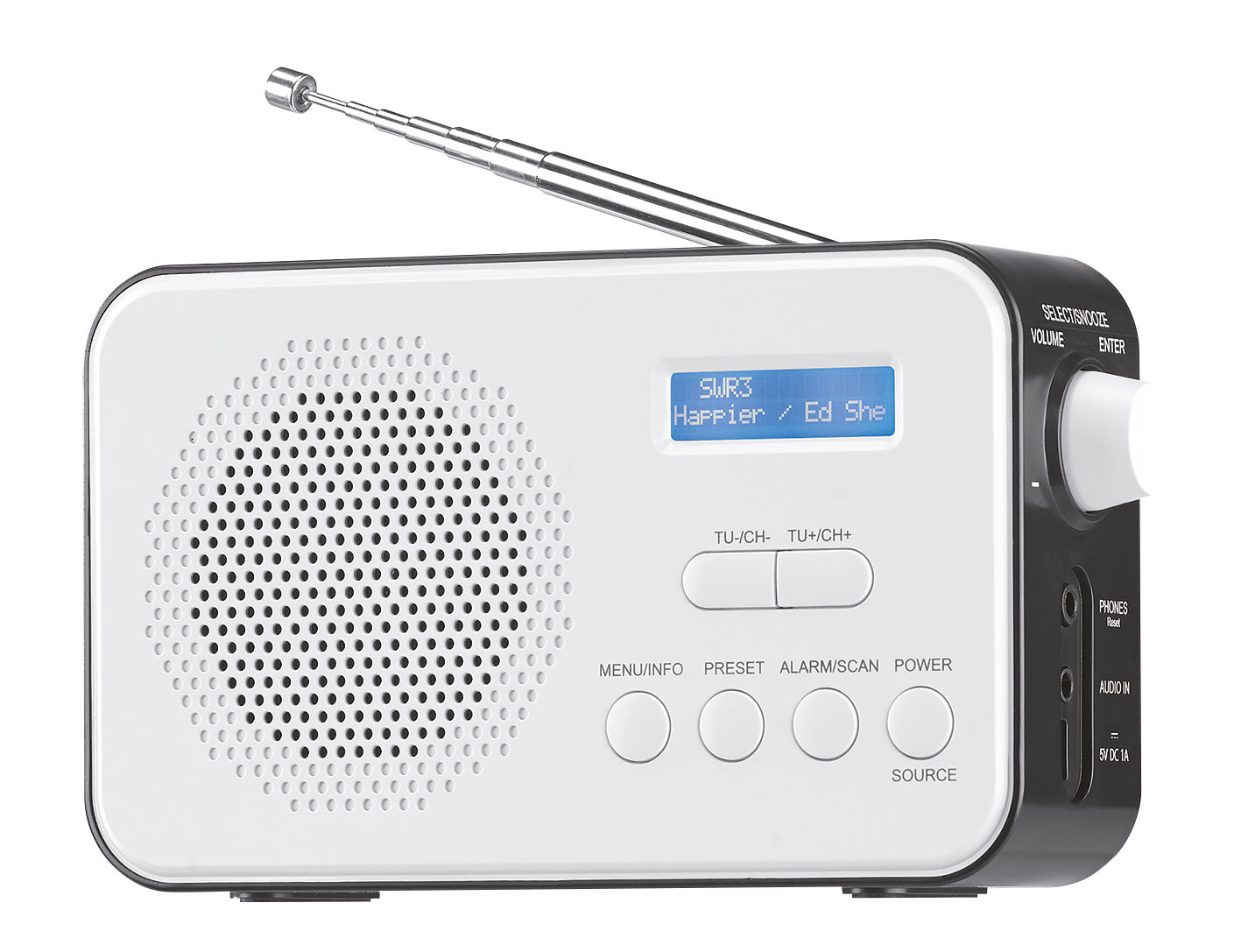 Nouvelle antenne radio FM DAB télescopique avec 3 adaptateurs mini