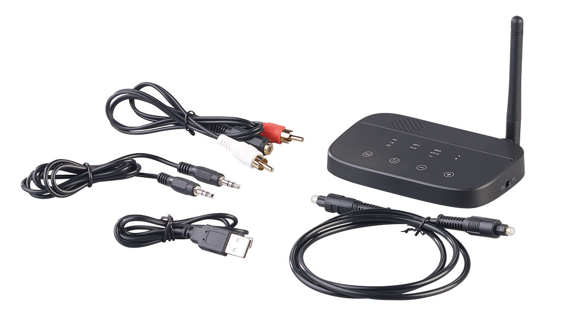 Transmetteur / Récepteur Bluetooth pour appareils Jack et Toslink BTR-300, Transmetteurs / Récepteurs audio