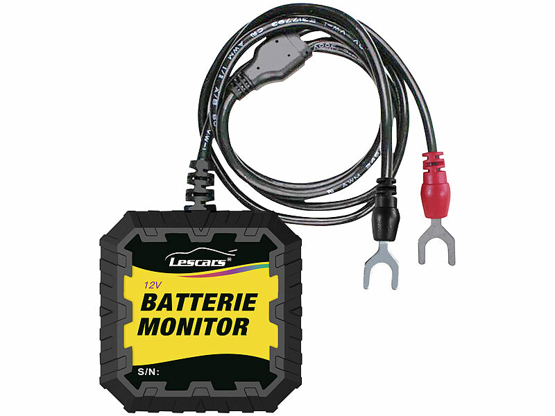 Ba100 Testeur de batterie de voiture 12V Moniteur Bluetooth 4.0 Assistant  de batterie de voiture Travailler avec iOS et Android Ph
