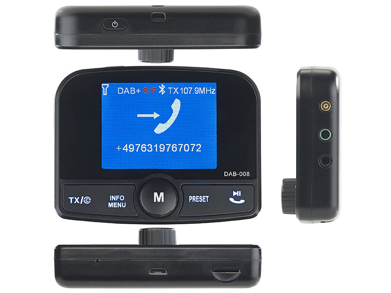 Transmetteur FM Bluetooth Qumox Kit Main Libre Voiture Émetteur FM
