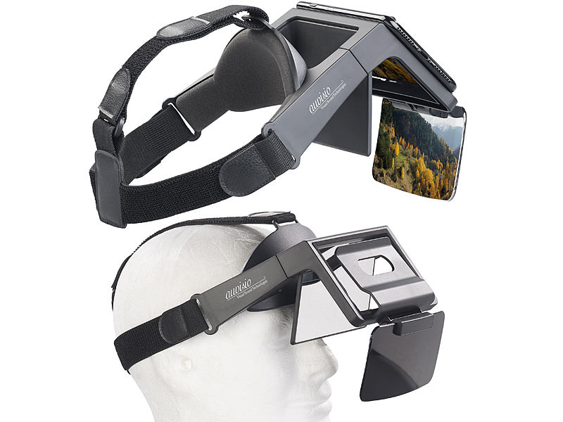 Mini lunettes de réalité virtuelle, casque Vr pliable compatible