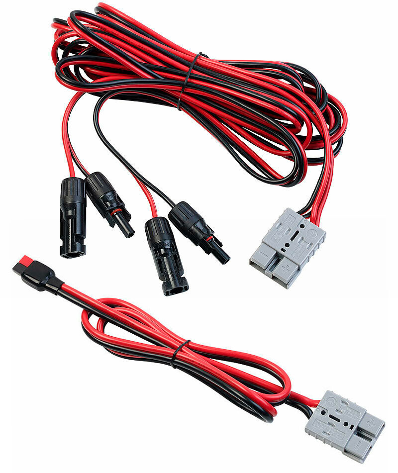 Câble en Y avec prise compatible MC4 vers Anderson 4 m pour 2 panneaux  solaires, Câbles pour panneaux et batteries