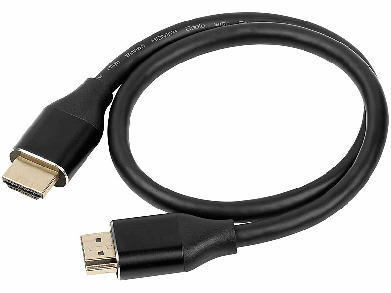 Câble HDMI High-Speed 50 cm Câbles | Pearl.fr