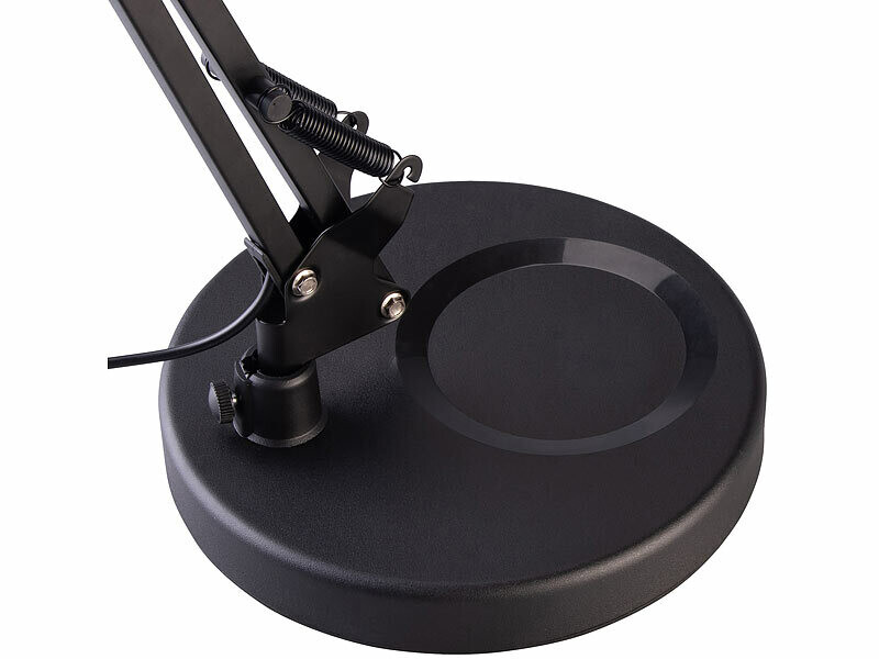 Lampe Lecture Grossissante Lampe Loupe DEESOSPRO 10X - 3 Températures Couleur - Bras Pivotant 360° - Pour Lecture Bricolage Manucure Loupe Bras Pivotant 360