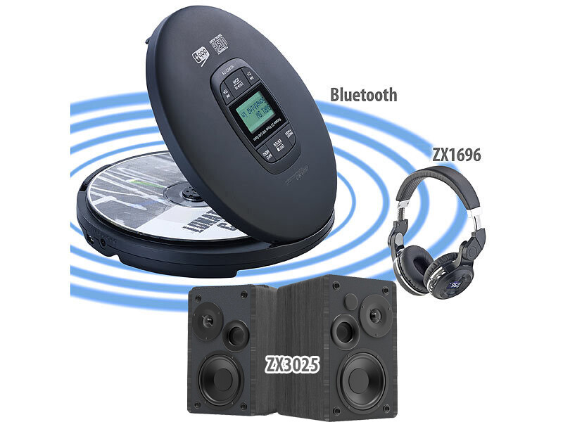 Lecteur CD Bluetooth Lecteur CD Bluetooth Portable Q50 Portable répéteur de Langue déducation foetale 