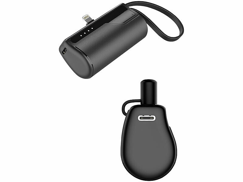 Mini batterie d'appoint USB-C 4500 mAh PB-270 avec câble de chargement  intégré