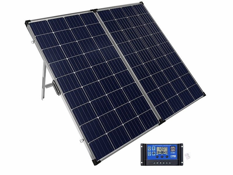 Panneau solaire 240 W avec régulateur de charge 20 A, Panneaux solaires et  éoliennes