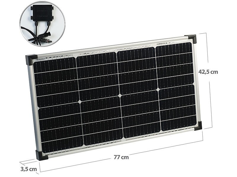 Panneau photovoltaïque compact à 48 cellules