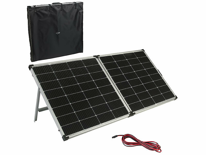 Panneau solaire pliable 240 W avec cellules solaires monocristallines -  Argenté
