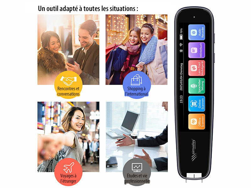 Stylo Scanner Traducteur Vocal Instantané Avec Intelligence Artificielle - Neuf
